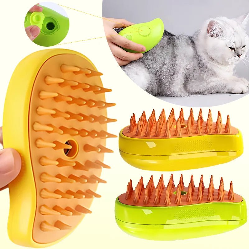 BROSSE À VAPEUR ÉLECTRIQUE POUR CHAT ET CHIEN - chatparadis